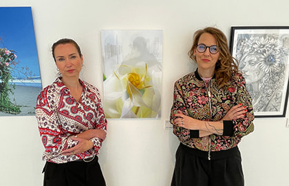 作品展示の様子