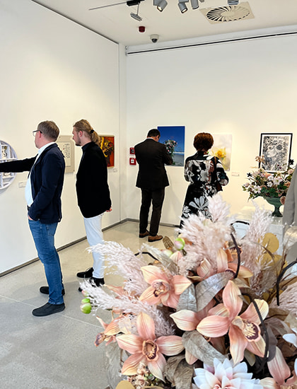 作品展示の様子